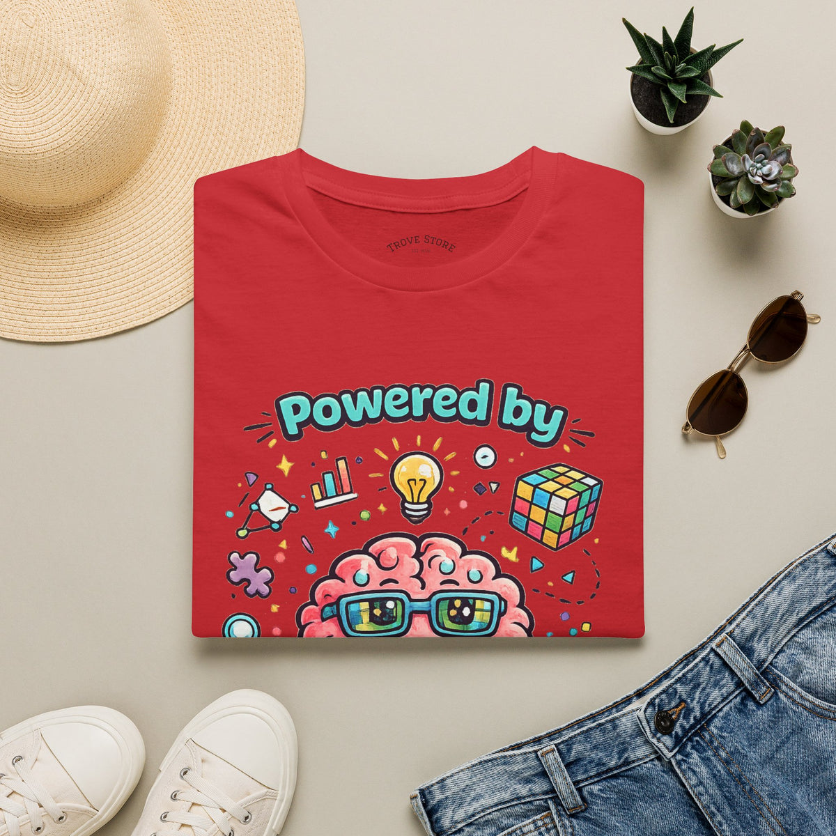 Pattern Recognition T-Shirt — "Autism Awareness" Brain Graphic Tee