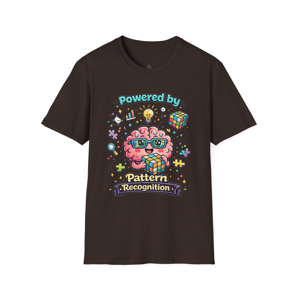 Pattern Recognition T-Shirt — "Autism Awareness" Brain Graphic Tee
