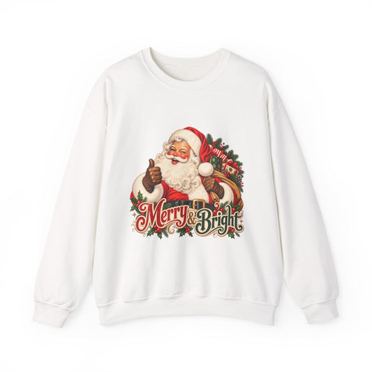 Merry & Bright Santa Sweatshirt