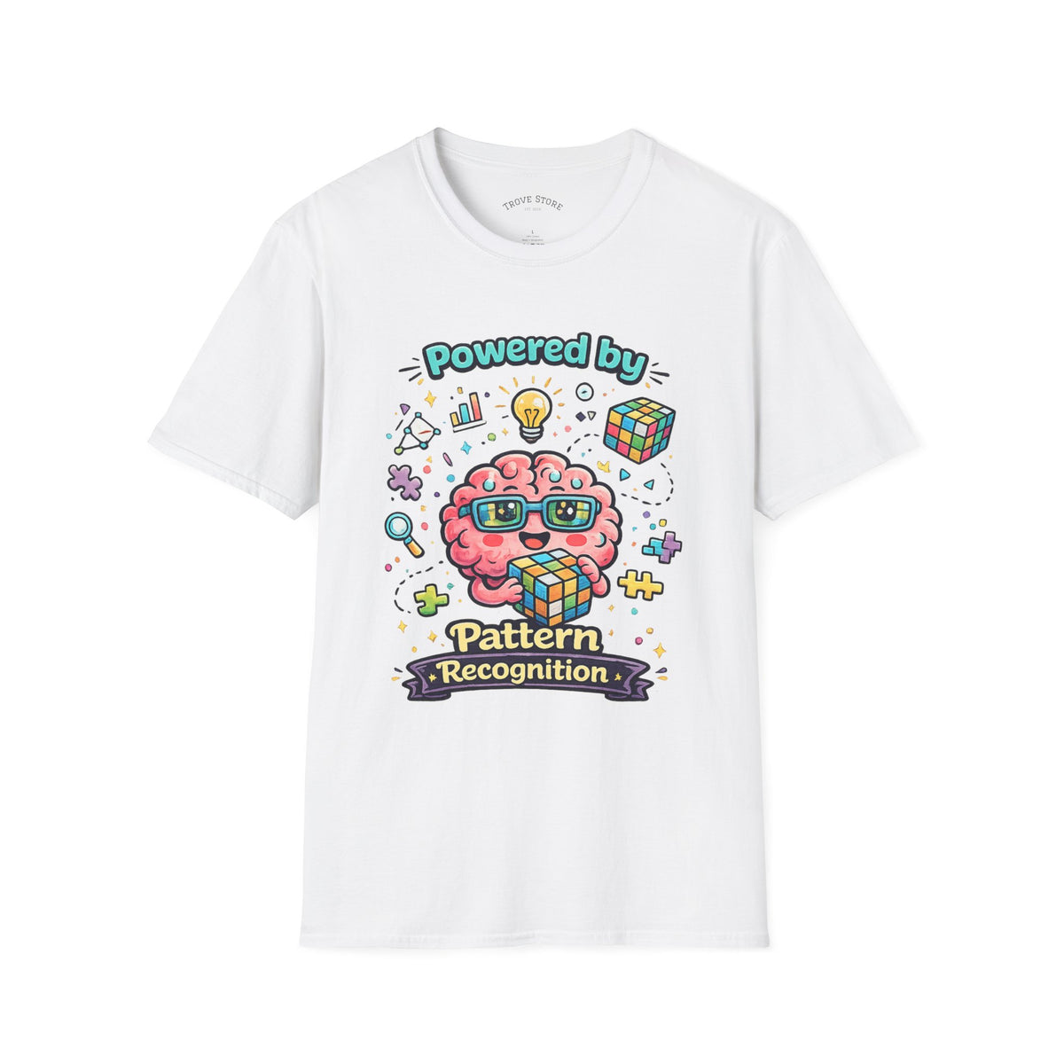 Pattern Recognition T-Shirt — "Autism Awareness" Brain Graphic Tee