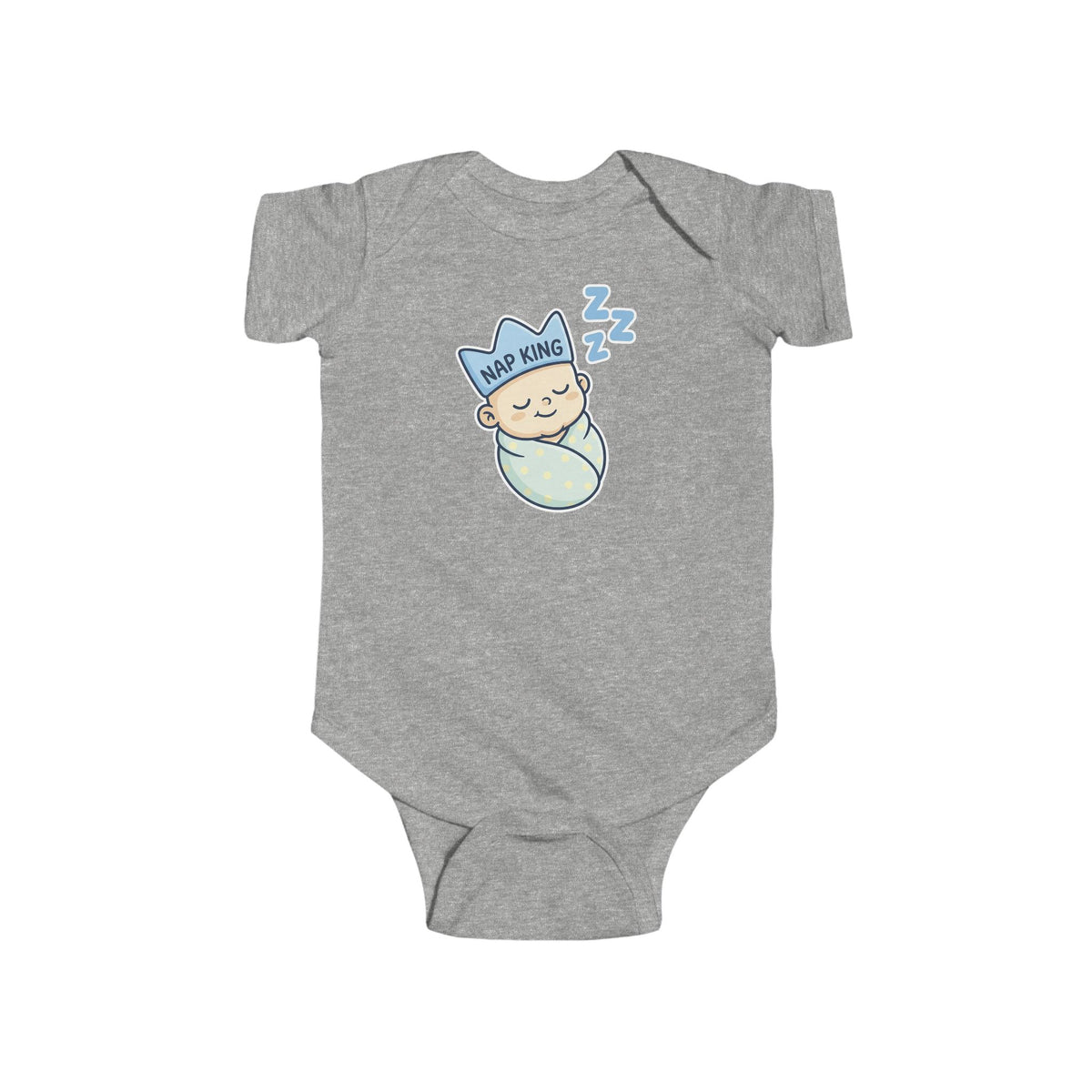 Nap King Baby Bodysuit – Cute Sleeping Infant Onesie
