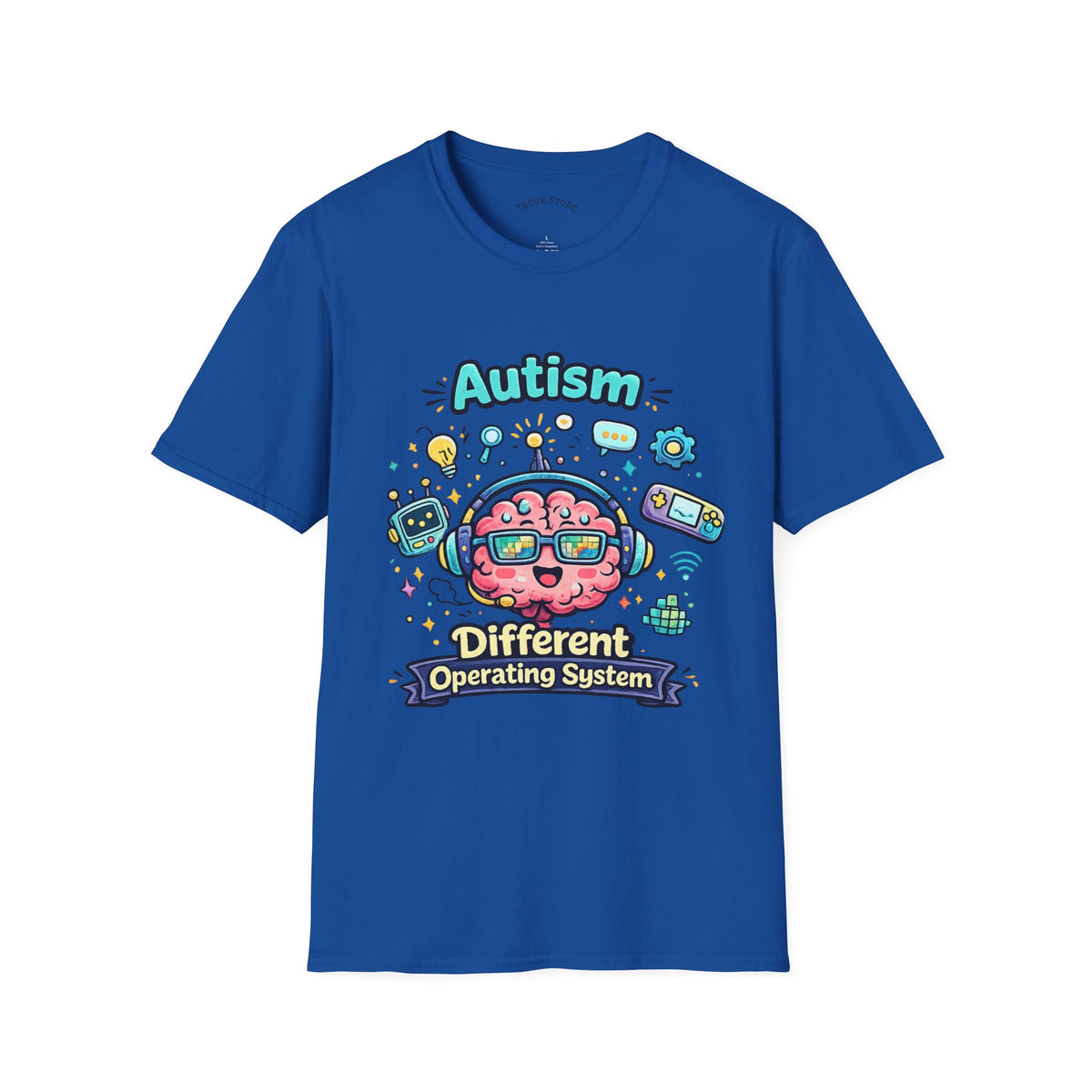 Autism 'Different Operating System' T-Shirt — Cute Brain Tech Design