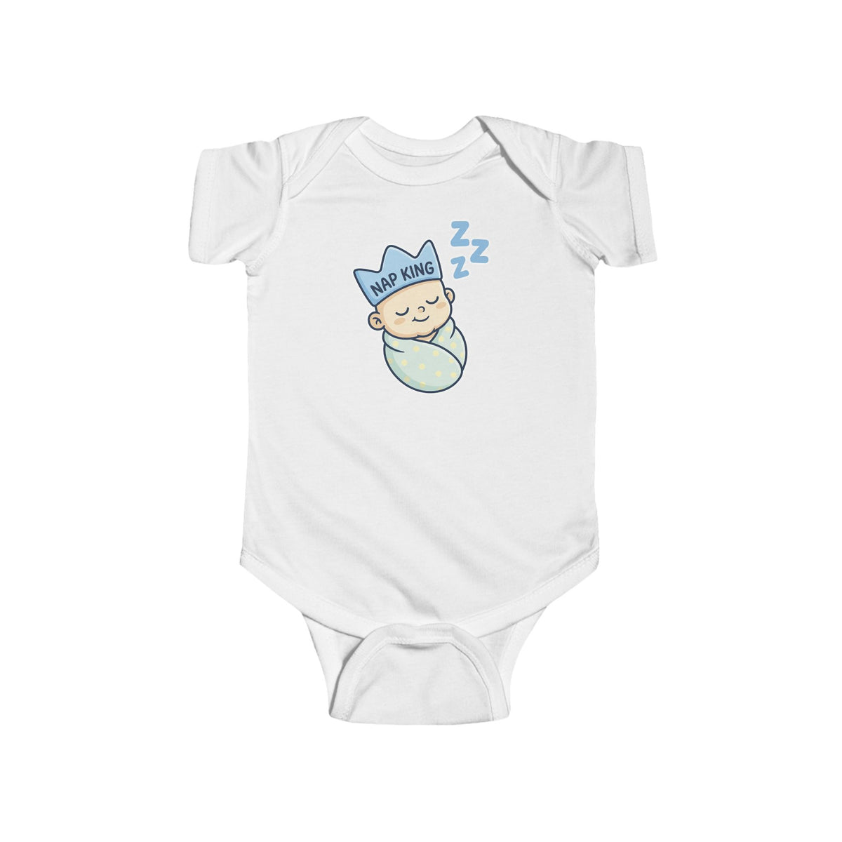 Nap King Baby Bodysuit – Cute Sleeping Infant Onesie