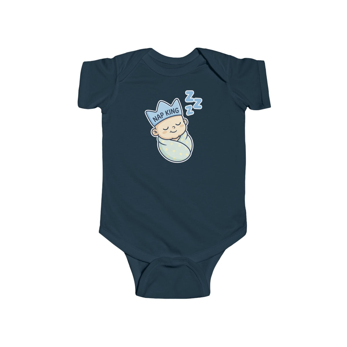 Nap King Baby Bodysuit – Cute Sleeping Infant Onesie