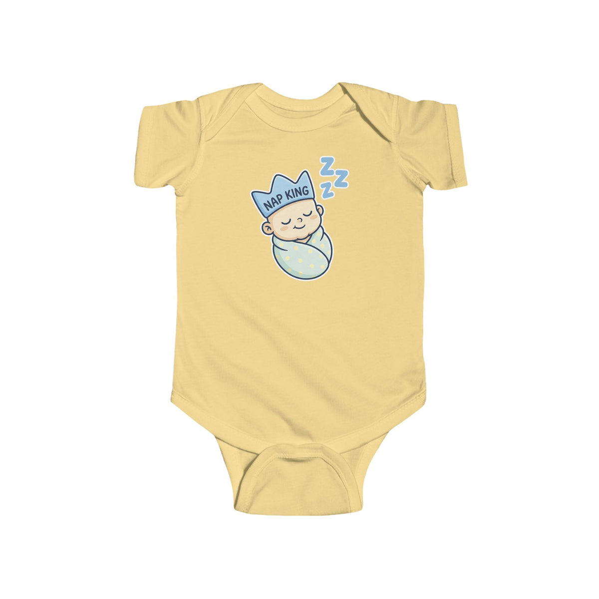 Nap King Baby Bodysuit – Cute Sleeping Infant Onesie