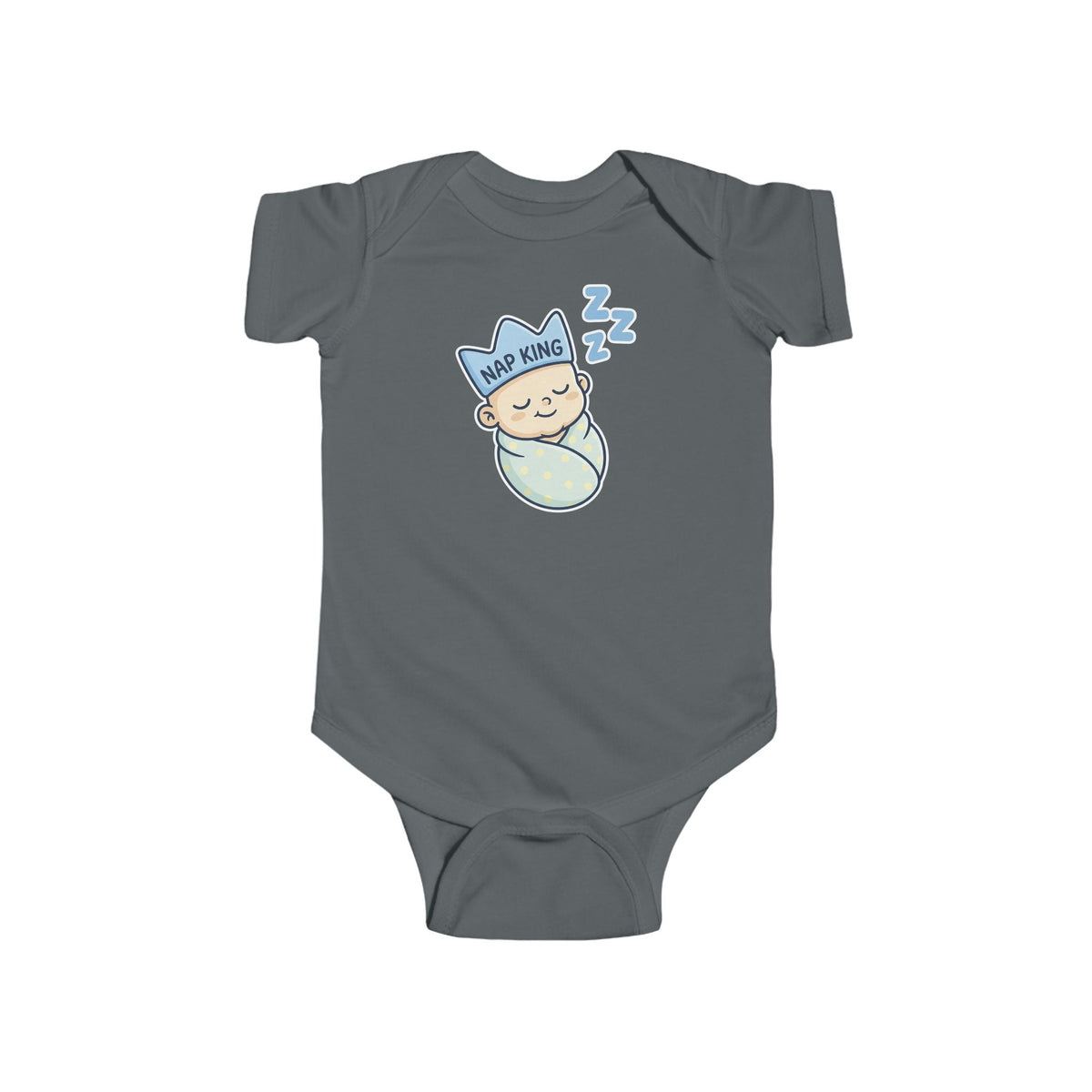 Nap King Baby Bodysuit – Cute Sleeping Infant Onesie