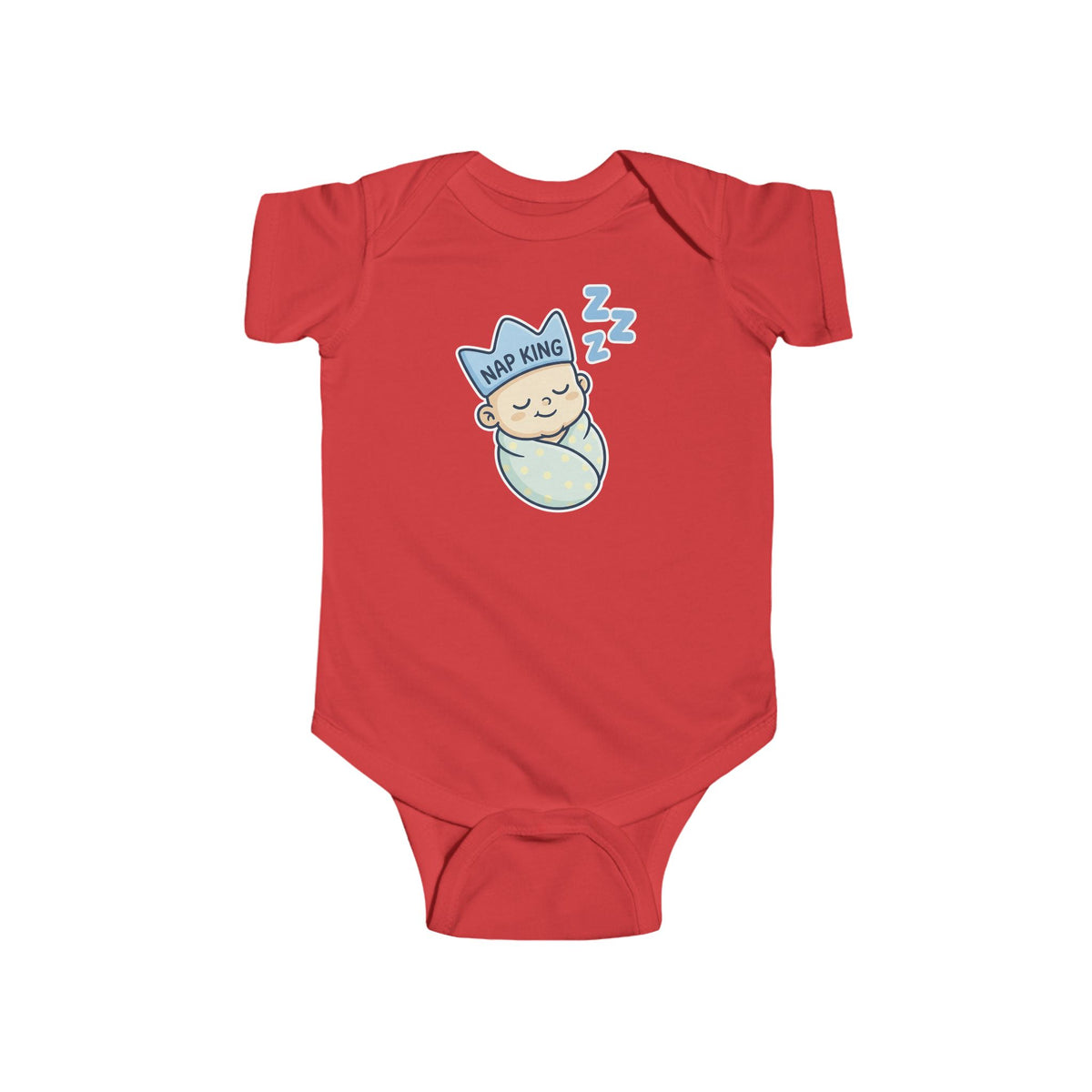 Nap King Baby Bodysuit – Cute Sleeping Infant Onesie