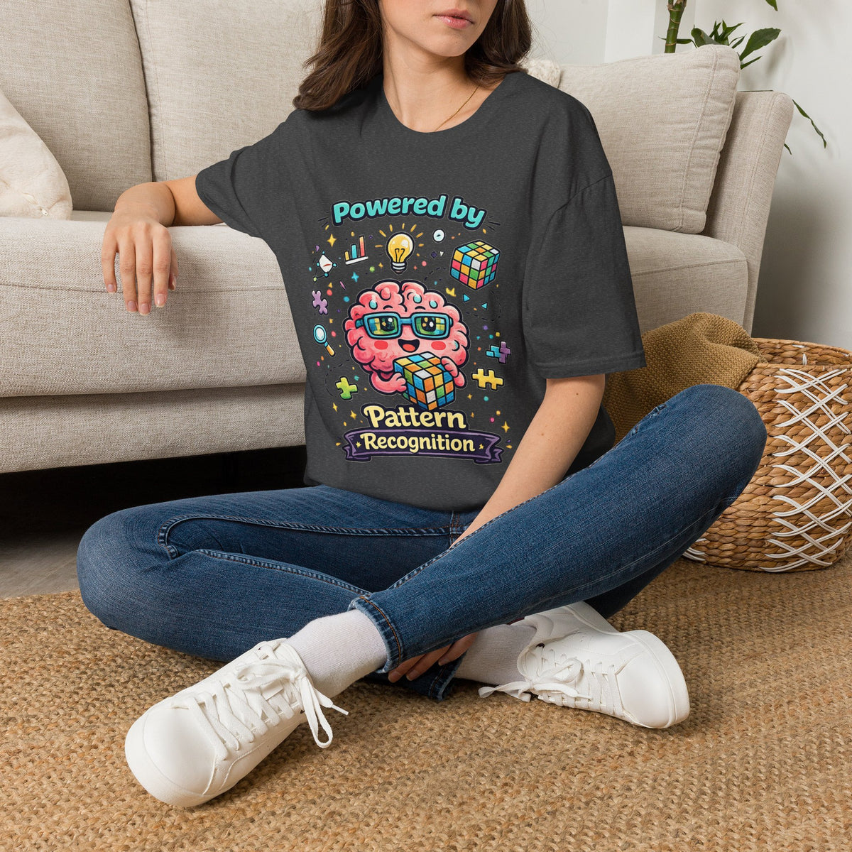 Pattern Recognition T-Shirt — "Autism Awareness" Brain Graphic Tee