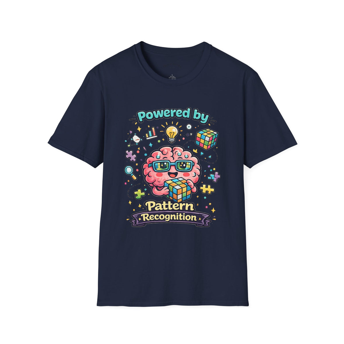 Pattern Recognition T-Shirt — "Autism Awareness" Brain Graphic Tee